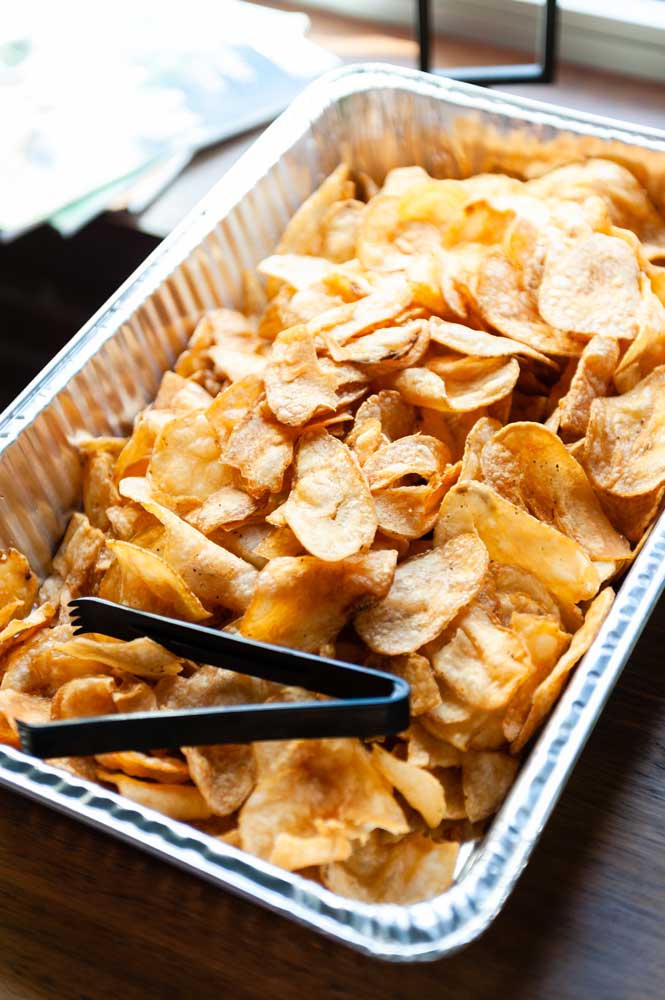 Buffet chips served at a special event at Mackinaws Grill & Spirits in Green Bay WI.