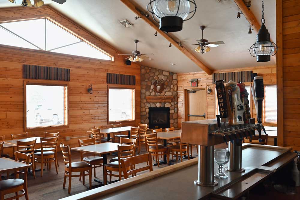 Get comfortable in the dining room with beer on tap at Mackinaws Grill & Spirit in Green Bay WI.