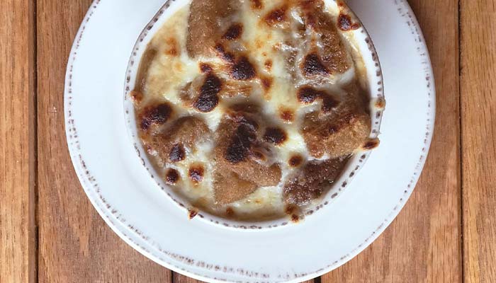 Craving hot soup? Try the delicious French onion soup at Mackinaw Grill & Spirits in Green Bay WI.