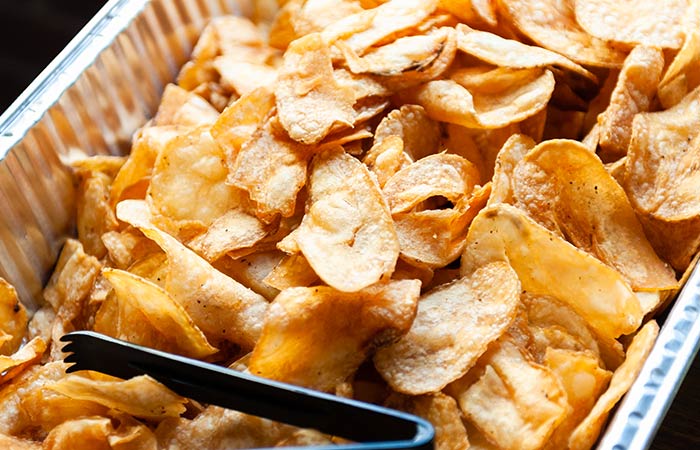 business catering provides a variety of sides of chips and much more from Mackinaws